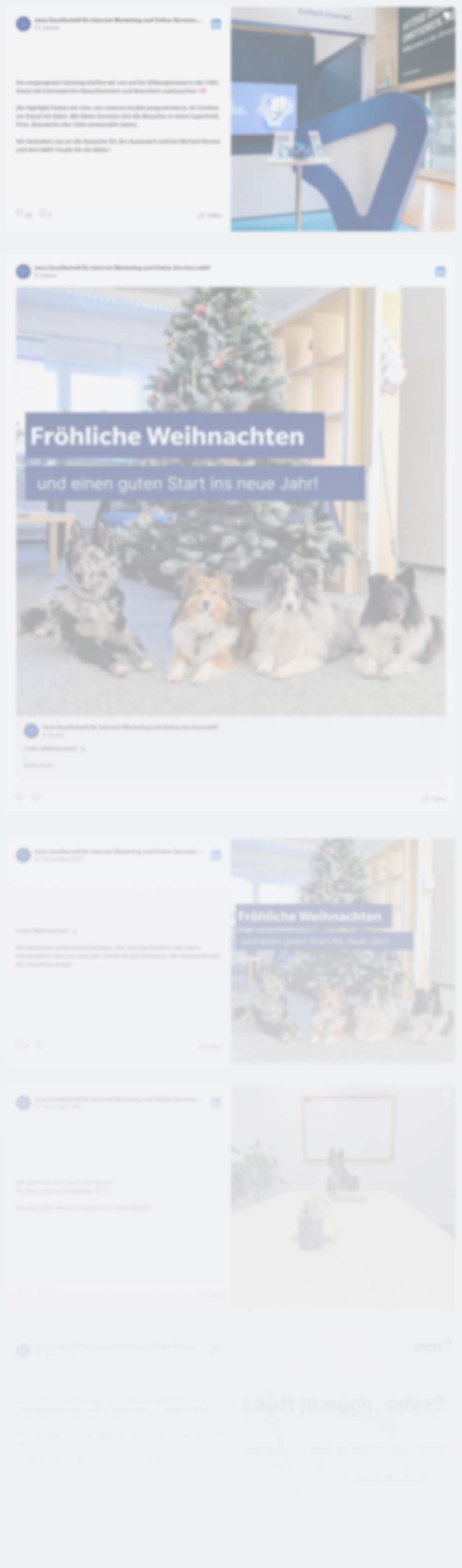 LinkedIn Feed Platzhalter